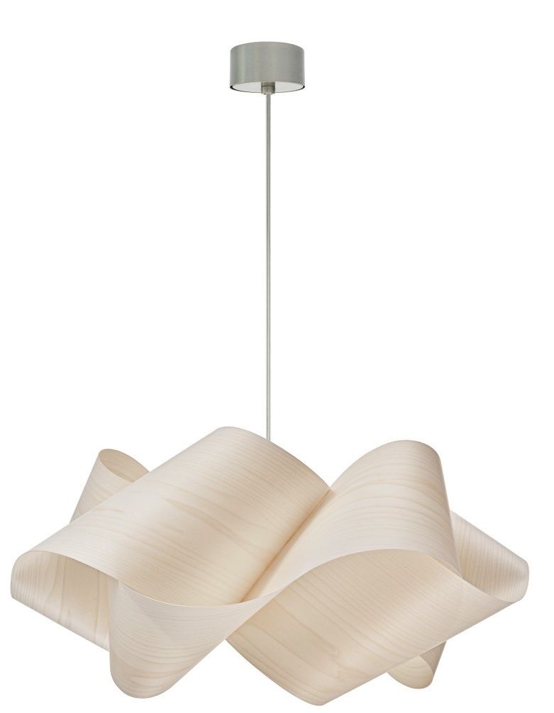 Swirl pendant light small ELFENBEINWEISS / SUSPENSION NICKEL LZF Lamps SINGLE PIECES